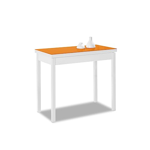 ASTIMESA Tipo Libro Mesa de Cocina Naranja
