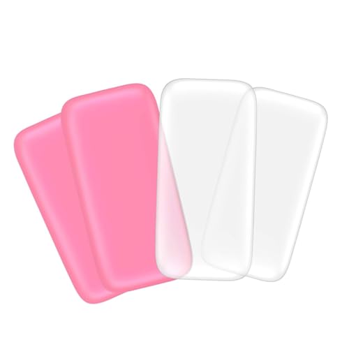 UKCOCO 4 piezas Herramientas para Extensión de Pestañas Almohadillas de Silicona Antiestáticas para Aplicación de Pestañas Postizas Accesorios Prácticos para Maquillaje Ojos Transparente