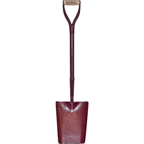 Faithfull FAIAST2MYD - Pala cuadrada (acero), Granate