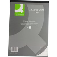 Q-Connect Analysis Pad 8-Column A4