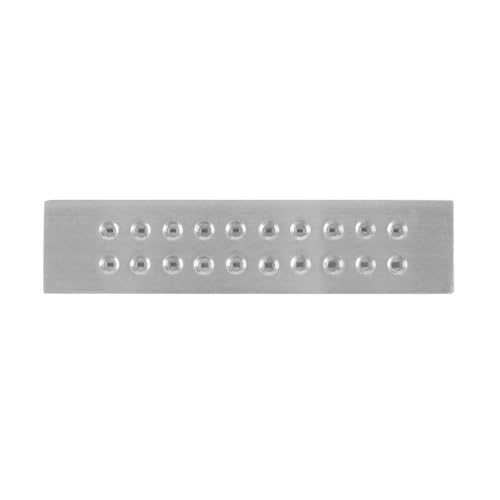 Namvo Steel Dowel Plate with 20 Holes Dowel Maker for 3.10mm-5.00mm Dowels Versatile Steel Plate for Softwoods and Hardwoods in Woodworking Projects - Image 4