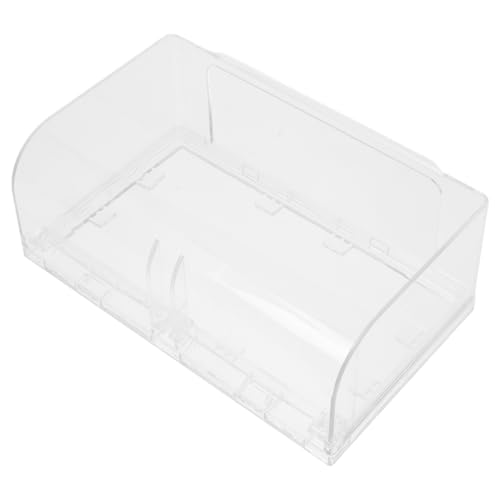 Image of Housoutil Waterproof Socket Cover Double Position Socket Box with Adhesive Install Thickened Splash Proof Outlet Cover for Kitchen Bathroom Living Room Home Commercial Use