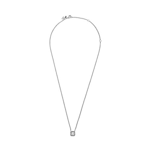 Pandora Jewelry Square Sparkle Halo Cubic Zirconia Necklace In Sterling Silver, 17.7" #TOP2