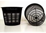 5 Inch Round Orchid/Hydroponics Slotted Mesh Net Pot - 10 Pack