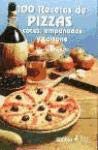100 recetas de pizzas, cocas, empanadas y calzone
