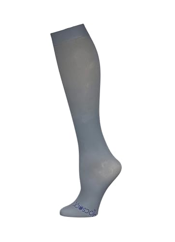 Hocsocx Steel Grey Socks Performance Liner Moisture-Wicking Protection for Field Hockey, Ice Hockey, and Soccer