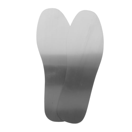 BESPORTBLE Plantillas Metálicas de Acero Inoxidable Resistentes Perforaciones para Botas Reutilizables y Cómodas Antinail para Hombres Talla Protección Duradera para Actividades al Aire y