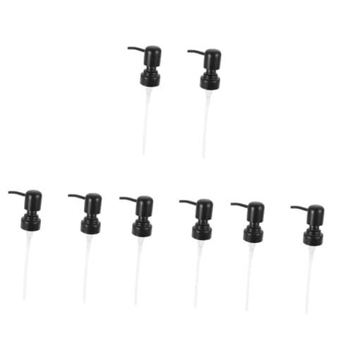 VICASKY 4sets Plastic Stainless Steel Pump Head Lotion Bottle Soap Dispenser Shampoo Bottle 2pcs*4