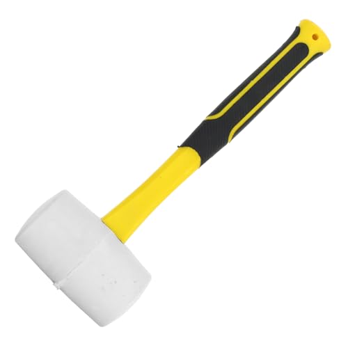 MUCKLILY Rubber Hammer Tool Rubber Small Mallet Tile Rubber Mallets Flooring Hammer Carpenter Hammer Rubber Mallet Small Rubber Mallet Hammer Woodworking Mallet Small Hammer Non-slip Mallet
