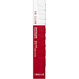 Maybelline New York Tinta Labbra a Lunga Durata, Effetto Matte e Colore Intenso, Tenuta fino a 16 Ore, No Transfer e Senza Sbavature, SuperStay Matte Ink, Tonalità: Pioneer (20), 5 ml