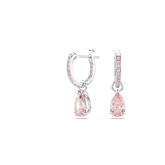 Pink Crystal/Rhodium Finish