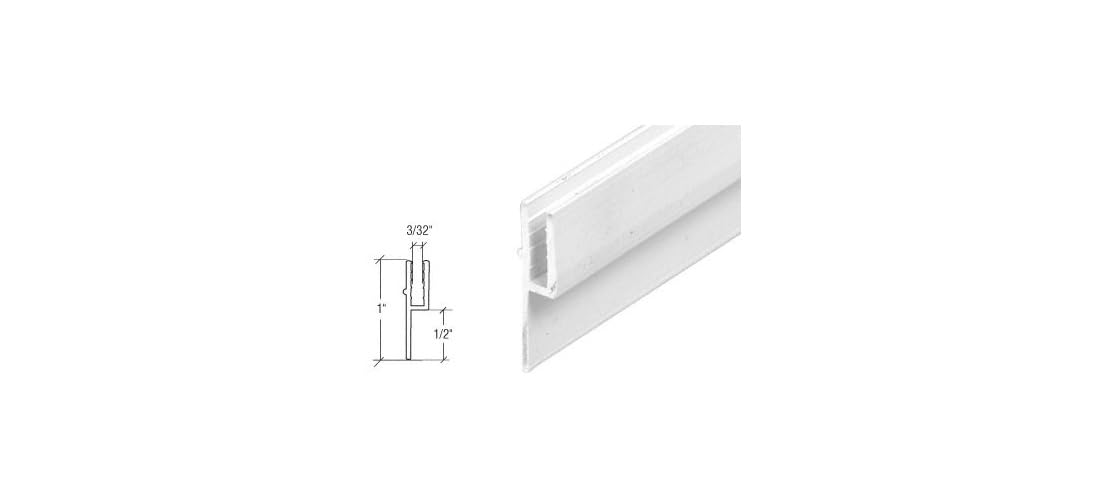 Photo 1 of ****SIMILAR ITEM****
CRL White Rigid Vinyl Lip Frame - 72 in Long