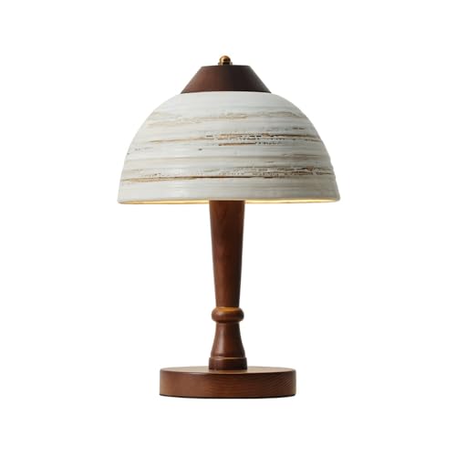 Lampe de bureau chinoise en bois pour apaiser les yeux fatigués au salon