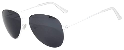 Image of OWL Classic Aviator Style Sunglasses Metal Frame Colored Lens UV 400 Unisex