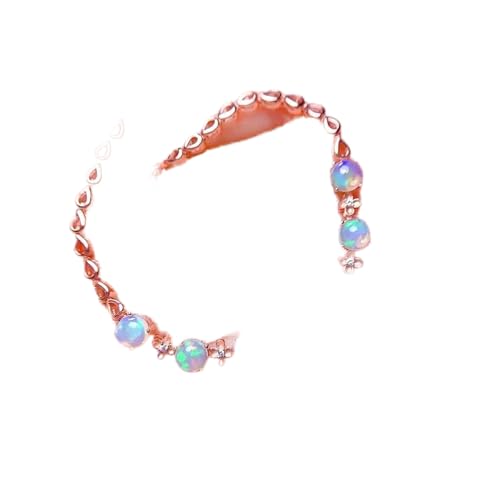 Bracelet en opale et argent 925 idéal à porter au quotidien par une fille