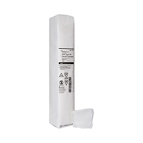Covidien 12287 Curity Gauze Sponge, Non-Sterile, 12-ply, 2" x 2"Size, Pack of 200