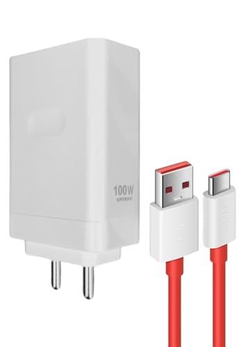 Image of ZORAIZ ORIGINAL 100W Super Vooc Fast USB Type C Charger Compatible with All OnePlus Devices, White