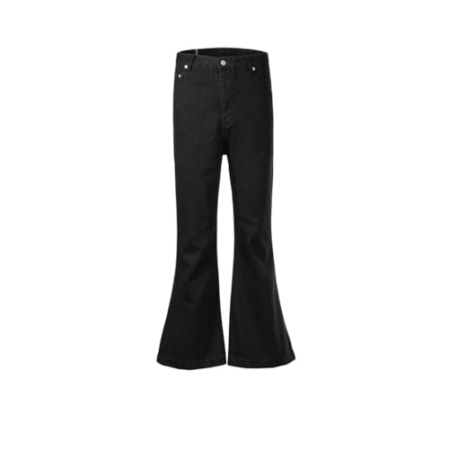 Men's and Women's Same Long Pants with Wide Legs and Flared Jeans On The Floor