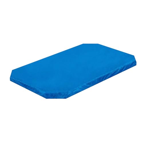 265 x 170 x 20 cm PE-Poolabdeckung, rechteckig, für den Außenbereich, hält warm, Rahmen-Pool-Abdeckung, staubdicht, für rechteckige Stahl-Pro-Pools, mehrere Größen