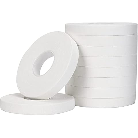 Finger Tape for BJJ, Bouldering, Crossfit, Ultimate Protection & Fast Recovery, No-Fray Climbing Tape, Extended Wear, Super Strong Adhesive, BJJ Tape for Hands 10 Rolls per Pack… (White) Cover