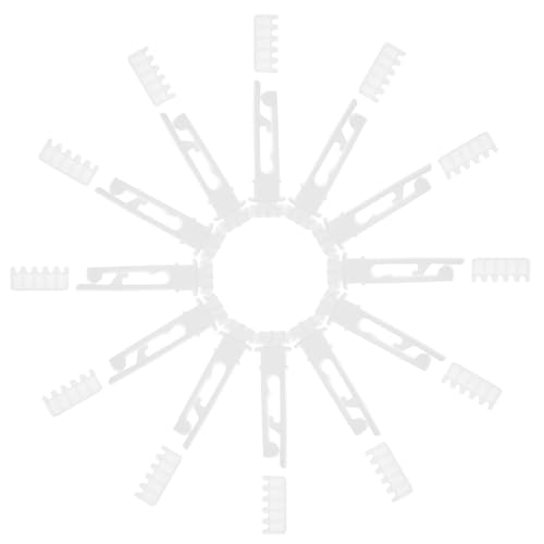 GOOHOCHY 1set Vertical Blind Replacement Stems and Gears Smooth for Easy Repair of Broken Vertical Blinds Includes Stems and Gears for Comprehensive Fixing