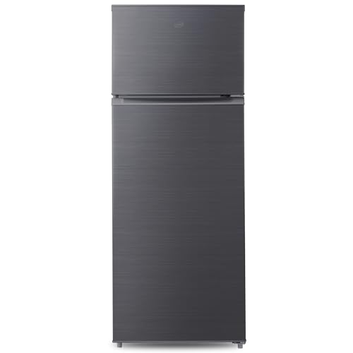 Daya, DSDP210XE, Frigorifero doppia porta, 210 litri, total inox, defrost, porte reversibili, silenzioso 40 dB