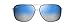 Produktbild Maui Jim Sonnenbrillen (KAMI DBS-778-06A) silber - dunkel blau - grau-braun verlaufend polarisierte mit blau verspiegelt effekt