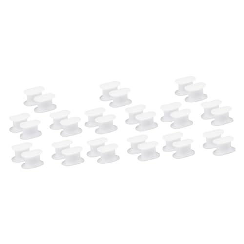 FOMIYES Sets Hallux Straightener Toe Orthoses Bunion Toe Separators for Women White Practical Bunion Straightener Pairs