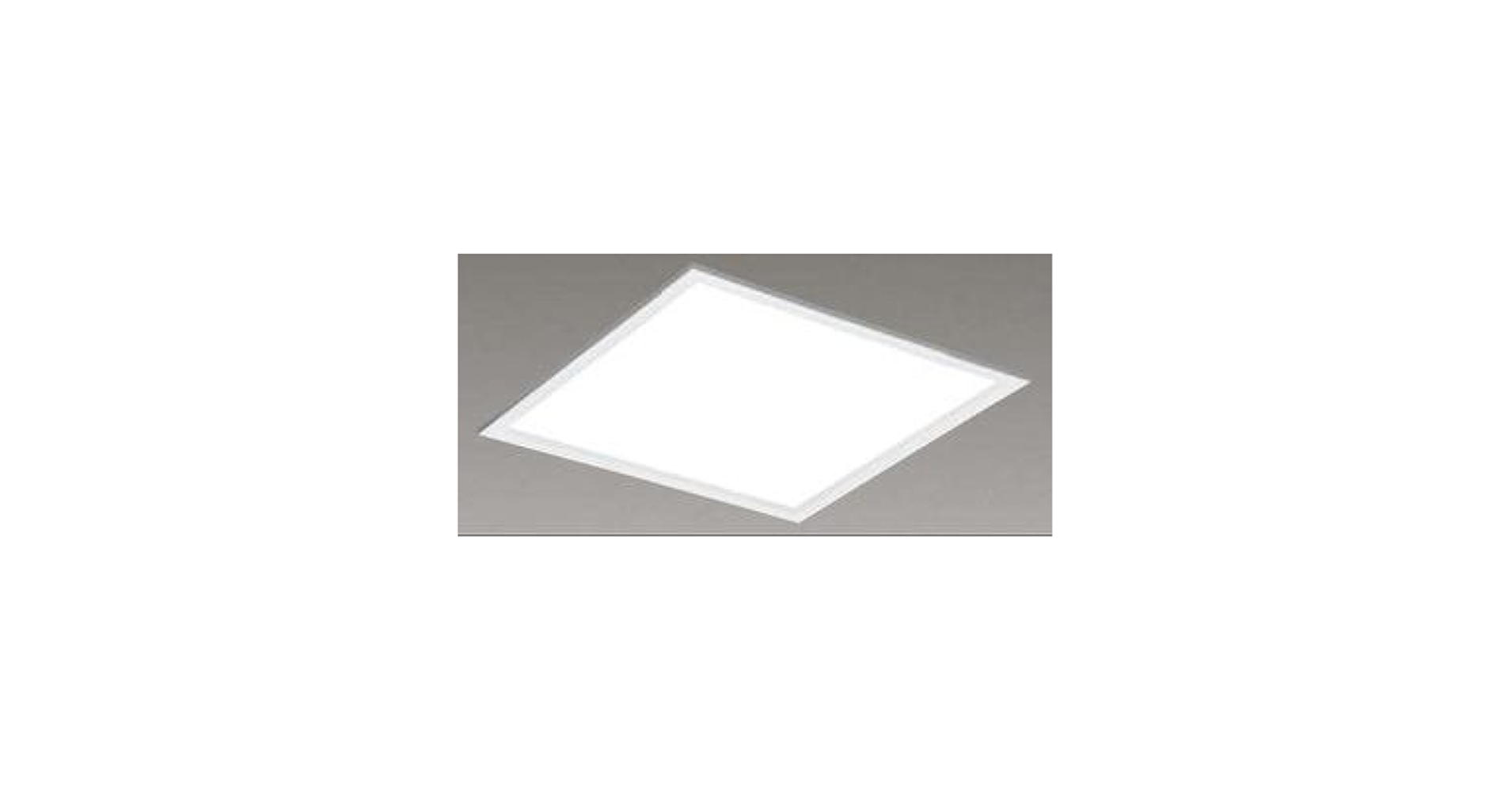 TENQOOスクエアシリーズ LED乳白パネル 埋込形 □450 電球色 LEEM-50851L-FW Amazon | 東芝ライテック TENQOOスクエアシリーズ LED乳白パネル