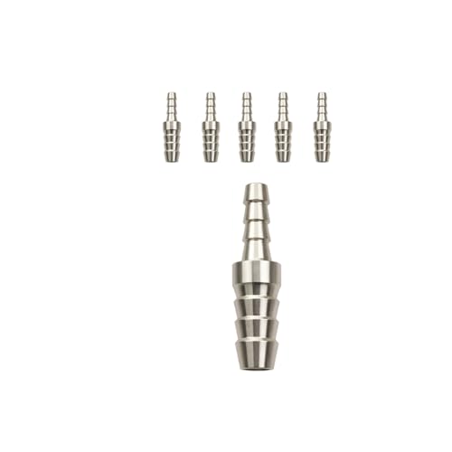 Image of Dental Chair Parts - 2mm x 4mm Straight Round Jointer | Direct Water Pipe Connector | Brass Construction, Lightweight & Durable (Pack of 5-2mm x 4mm)