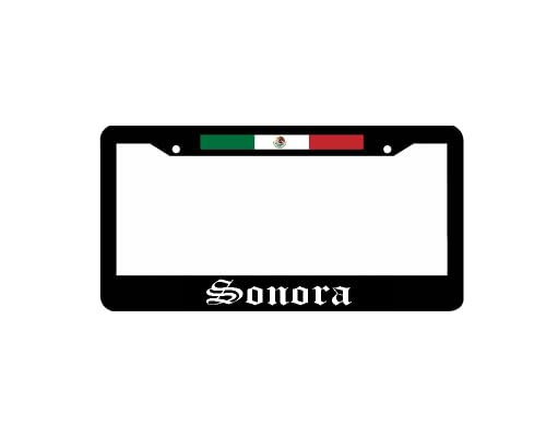 Sonora Mexico Flag Country License Plate Frame Tag Holder Cover Decorative Novelty MX