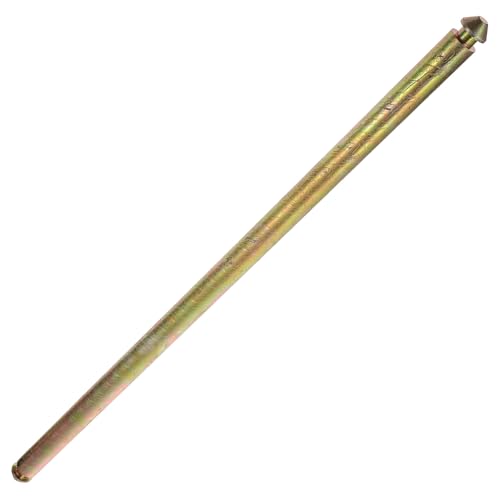 Eje de rueda sólido de 55 cm accesorio de acero para bote de basura de repuesto