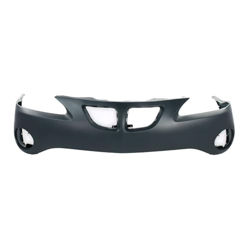 Image of Compatible with Pontiac Grand Prix 2004-2008 Front Bumper Cover | Primed, With Fog Light Holes, Without Parking Sensor Holes, Ready to Paint, OEM 12335942, GM1000698