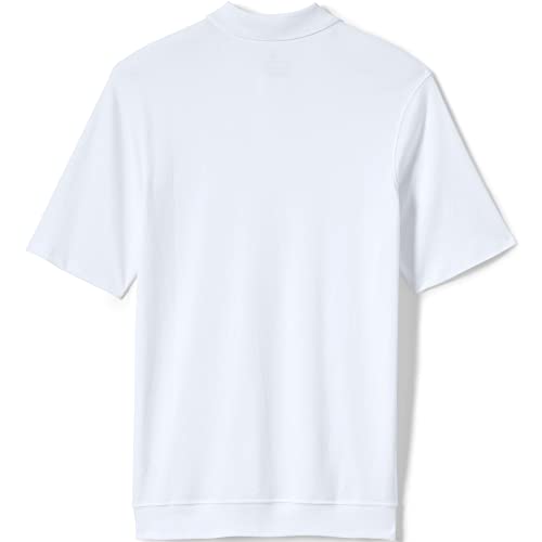 Polo para hombre Lands' End cuello con banda y manga corta miniatura 5