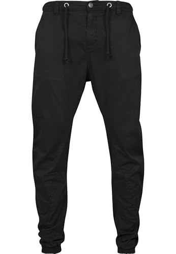 Leggero e confortevole Urban Classics Pantaloni da jogging elasticizzati, Pantaloni Sportivi, Uomo, Nero (Black 7), XL