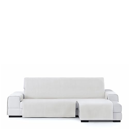 Eysa Funda de Chaise Longue práctica Oriente 240cm., Color 00/Blanco, Derecha Vista Frontal