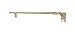 Alno A6820-24-PB Luna Transitional Towel Bars, Polished Brass