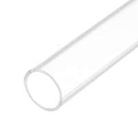 QUARKZMAN PVC Transparent Rohr, Innendurchmesser 17mm Durchmesser 20mm LÄNGE 150mm Acryl Kunststoffrohr für Lampenbau, Stehlampen, Möbel