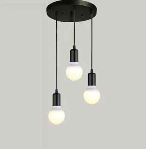 Mylights Retro Üçlü Metal Sarkıt Avize 3C Cm