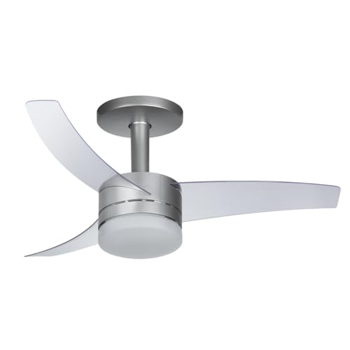Ventilador de Teto Arno Ultimate Bivolt Prata com 3 Pás e Controle Remoto VX15
