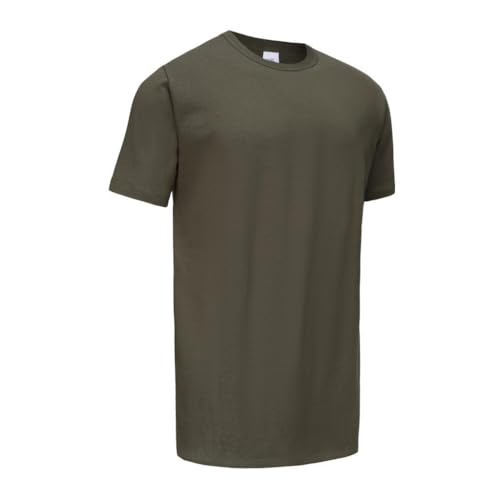 Bundeswehr Unterhemd T-Shirt nach TL 100% Baumwolle (as3, Alpha, s, Regular, Regular, Oliv)