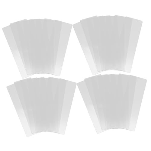 VILLFUL 50pcs Glass Slide Laboratory Slides Experiment Slides Microscope Slide Microscopic Slides Microscope Accessories Slides for Microscope Microscopy Slides