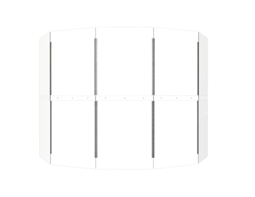 Drum Shield | 5 Paneles 2ft x 5ft | Se convierte en jaula para batería 10ft x 5ft | Bisagras de acero inoxidable de longitud completa preinstaladas. Para práctica y presentación. miniatura 1
