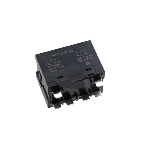 Relais HF116F-80-12-1HTF normalement ouvert 80A 277VAC pour commutation haute puissance
