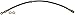 Dorman H620850 Rear Passenger Side Brake Hydraulic Hose Compatible with Select Subaru Models
