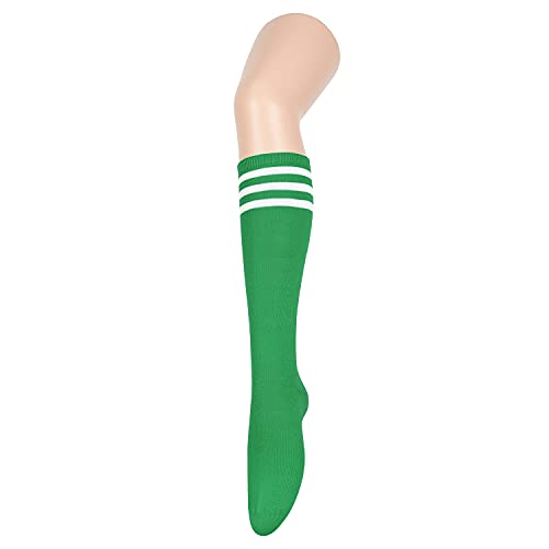 Image of Zando Striped Knee High Socks for Women Athletic Running Long Tube Socks Casual Knee High Stockings