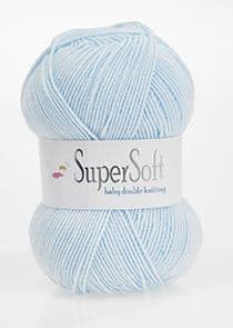 Jarol Super Soft Baby Double Knit/DK Knitting & Crochet Yarn. Great Value Baby Yarn Available in a Selection of Pastel Shades, 55% Acrylic & 45% Nylon, 330 Metres, 100g Balls, Single Ball, White