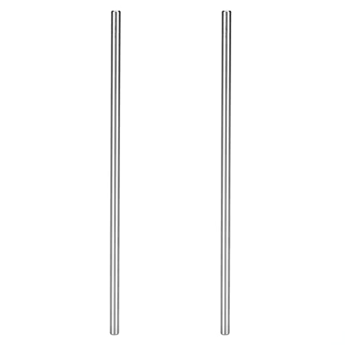 2Pcs Round Shaft,Stainless Steel Round Rod,0.2 x 7.9in Metal Solid Shaft,Metal Rod,for Industry, Metal Working Hobbies, DIY Craft
