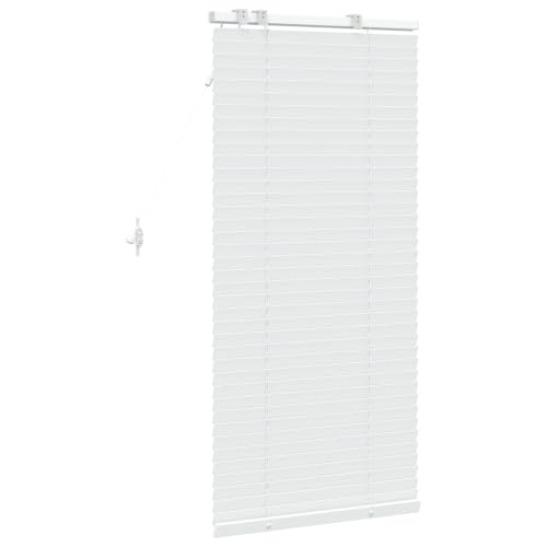 Persiana de madera blanca contra reflejos y miradas: Paulownia 55 x 130 cm para salón 5