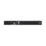 CyberPower OR700LCDRM1U Smart App LCD UPS Battery Backup and Surge Protector, 700VA/400W, 6 Outlets, AVR, 1U Rackmount, UL Certified